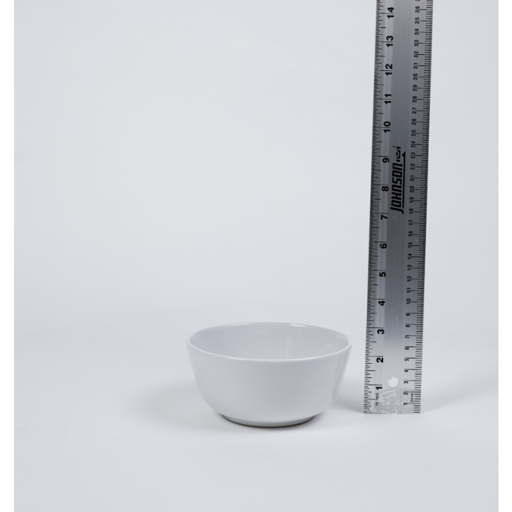 Deep White Ceramic Bowl (6)